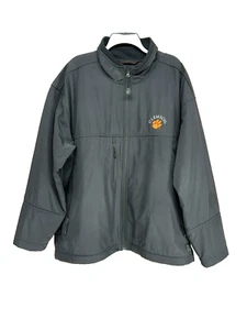 Clemson Tigers Jacket Mens XXL Gray Fleece Lined Cold Weather Water Resistant - Picture 1 of 12