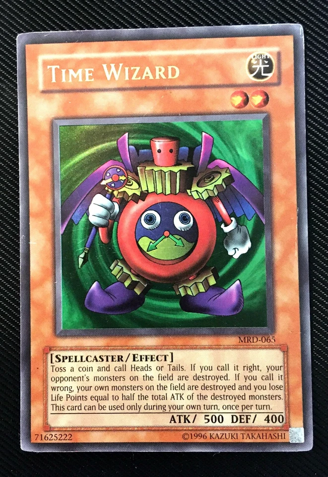 Yugioh 2002 Time Wizard Ultra Rare - Metal Raiders MRD-065 MP-LP - Image 1 of 1