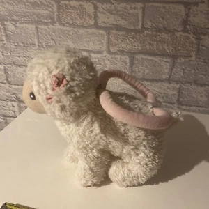 Matalan Schaf Lamm Plüsch kleine Tasche rosa Henkel süß Rentner - Bild 1 von 6