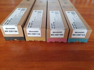 Original Toner Set for Sharp MX-23GTBA MX-23GTCA MX-23GTYA MX-23GTMA - Picture 1 of 2