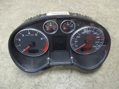 AUDI A3 8P 3.2 V6 2.0TFSI SPORTBACK QUATTRO PETROL INSTRUMENT CLUSTER 8P0920930G - Image 1 of 4