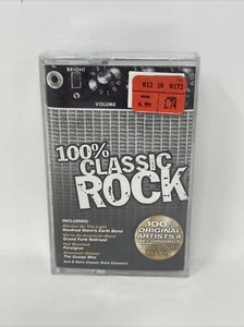 VARIOUS ARTISTS CASSETTE TAPE 100% CLASSIC ROCK ORIGINAL 2001 EMI-CAPITOL NEW - Picture 1 of 5