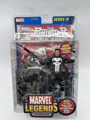 Figura de acción Marvel Legends The Punisher Serie IV Warzone #1 2003 Toy Biz S11 Foto 1 de 4