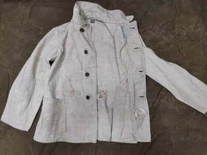 USSR Soviet Russian Vintage Military WW2 Tarpaulin Canvas Jacket 1955, Size 46 - Picture 1 of 8