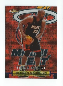 2000-01 Finest Title Quest #APT2 Alonzo Mourning Heat - Picture 1 of 1