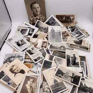 Vintage Lot of Photos Black and White Wonderful Lot of Ephemera - Bild 1 von 10