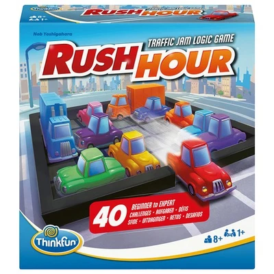 Thinkfun Rush Hour Game Traffic Jam Logic Ages 8+ 40 Challenges - Image 1 of 4