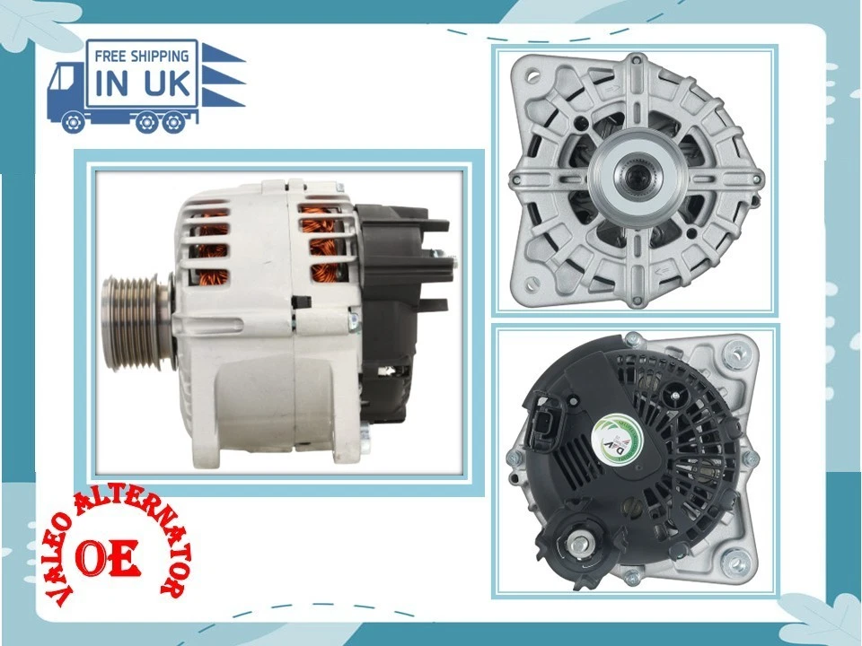 Alternator FOR (VALEO OE) DACIA Duster Lodgy/Stepway 1.5 Diesel, 180AMP 12V - Image 1 of 1