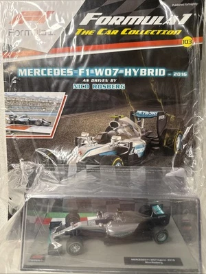 Mercedes F1 W07 Hybrid 1/43 - 2016 - Nico Rosberg sin abrir con cargador + estuche Foto 1 de 4