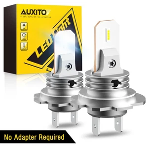 AUXITO H7 LED Headlight Bulbs High Low Beam 6500K White Fog DRL Lamps 10000LM P - Picture 1 of 12