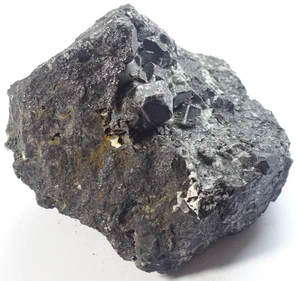 NEW IN - NATURAL MELANITE BLACK GARNET IN MATRIX 6.8 x 6.0 x 4.6 cm 237 gms #A - Picture 1 of 6