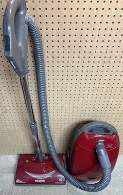Panasonic MC-CG902 Canister Vacuum Cleaner Red Carpet/Floor Capable - With Bags - Image 1 of 4