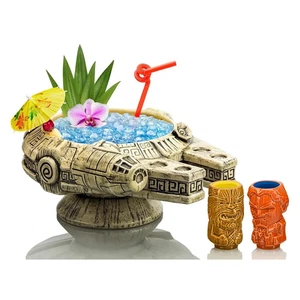 Geeki Tikis Star Wars Millennium Falcon Bowle Schüssel Set mit Mini Becher - Bild 1 von 8