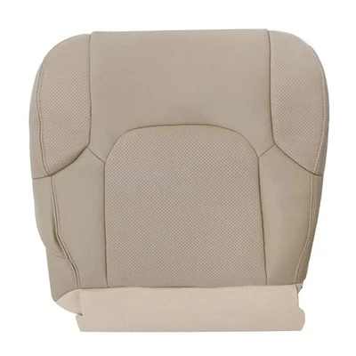 Funda de asiento de cuero inferior del conductor beige tostado 2005-21 para accesorio Nissan Frontier Foto 1 de 4