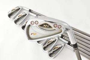 8Pcs TaylorMade r7 XR Iron Set 5-6-7-8-9-PW-AW-SW REAX 50 Stiff RH Golf Clubs - Picture 1 of 16