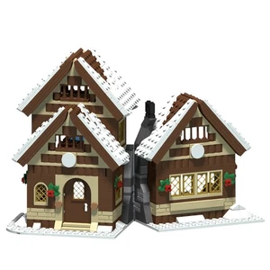Hot Sale Winter House Winter Village North Pole House Model 664 Build Moc - Picture 1 of 1