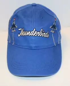 USAF Thunderbirds Hat Blue Adjustable Flightline America United States Air Force - Picture 1 of 7