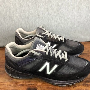 New Balance 990v5 Men’s Running Sz 12 D Navy Suede Sneaker Shoes Made USA - Picture 1 of 11