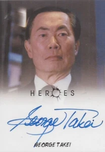 Heroes Archives - George Takei as Kaito 3 Case Incentive Autograph Card Unsealed - Foto 1 di 1
