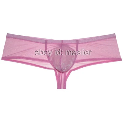 Мужские органди нахальные боксеры стринги блестящие мягкие бразильские бикини трусы нижнее белье - Изображение 1 из 4
