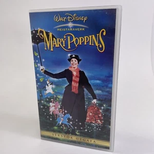 RARE! Mary Poppins, Íslenskur Texti (PAL Format VHS, 1994) Icelandic Subtitles - Picture 1 of 12