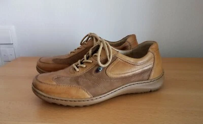 *Waldläufer* Herrenschuhe, Halbschuhe Gr. 7,0 Weite H Leder - Bild 1 von 4