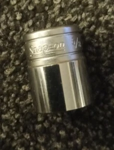 NEU SNAP ON 3/8"" ANTRIEB, FLACH, 12 PUNKT, CHROM 5/8"" BUCHSE F201 - Bild 1 von 4