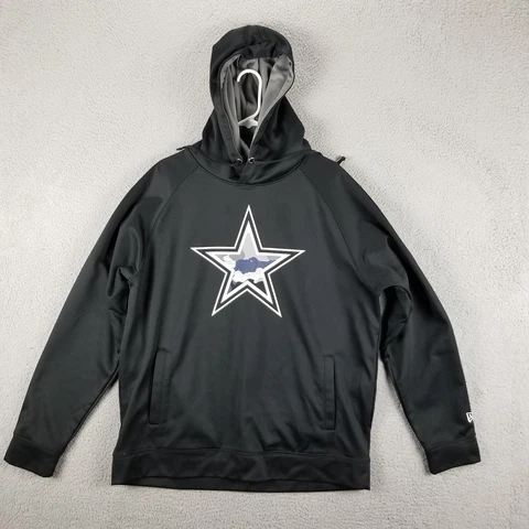Dallas Cowboys Hoodie Men XL Camo Logo NFL Team Apparel New Era Sweatshirt Cover