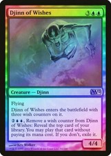 Djinn of Wishes FOIL Magic 2012 / M12 PLD Blue Rare MAGIC MTG CARD ABUGames