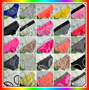 Victoria's Secret LACE WAIST COTTON HIPHUGGERS Panty PANTIES XS S M L U pick NEW - Picture 1 of 25