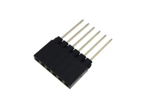 HQ 1x6-Pin 6P 2.54mm 0.1" Female Header Long Pin 12.2mm - Picture 1 of 1