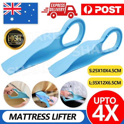 2x X-Large Ergonomic Mattress Lifter Wedge Elevator Bed Making Lifting Tool AU - image 1 of 4
