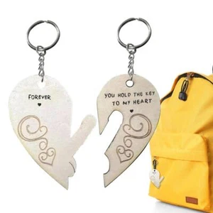 Llavero Pareja Novio y Novia Tú Sostienes la Llave de Mi Corazón Regalos NUEVO - Imagen 1 de 15