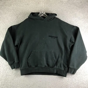 Essentials Fear Of God Damen Cropped Hoodie Medium Oversized Schwarz Mängel lesen* - Bild 1 von 18