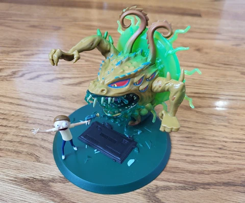 NEW Rick and Morty Monster Mayhem Figure Lootcrate 2018 Cartoon Network Complete Cover