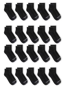 Fruit of the Loom, Boys Cushion Comfort Ankles Socks, 20 Pack - Picture 1 of 2