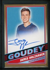 2020 JAMES HOLZHAUER AUTO UPPER DECK GOUDEY GOODWIN CHAMPIONS AUTOGRAPHS