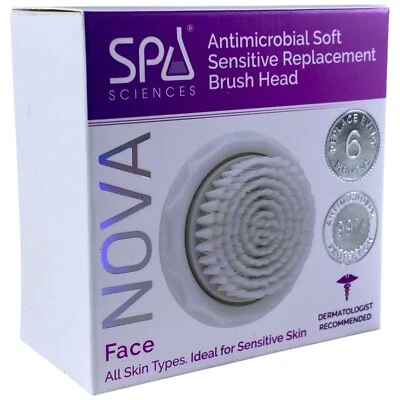 Cabezal de cepillo de repuesto Spa Sciences NOVA antimicrobiano suave sensible NUEVO EN CAJA Foto 1 de 4