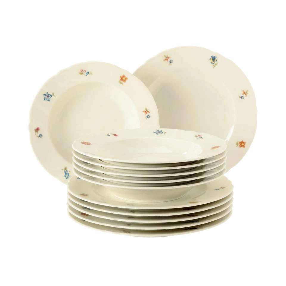 Seltmann Weiden Marie-Luise Tafelservice 12-tlg. Service Geschirr Set Streublume - Bild 1 von 1