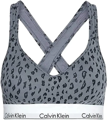 Bralette para mujer Calvin Klein moderno de algodón ligeramente forrado TALLA L. Foto 1 de 2