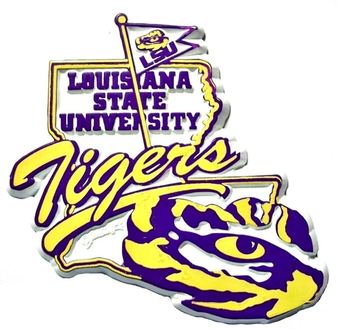 LSU Tigers Fridge Magnet Cover