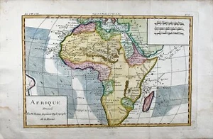 1780 Africa, Bonne, hand coloured, copper engraved map - Picture 1 of 3