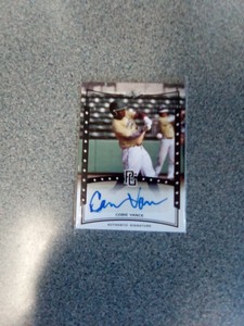Cobie Vance 2014 Leaf National Showcase Rookie Signature Card # A Cv1