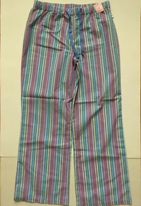 NWT Limited Too Pastel Stripe Multi PJ Pajama Long Pants w Adjustable Waist 8 - Picture 1 of 2