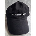 Starbucks Coffee Crew Baseball Hat or Dad Cap in Black with White Logo