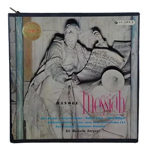 SAX 2308-2310 ED1 Handel Messiah Sir Malcolm Sargent 3xLP box Columbia 1st BS EX - Picture 1 of 13