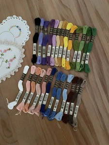 Mixed Lot 25 skeins DMC stranded Embroidery threads floss cotton Made in France - Picture 1 of 8