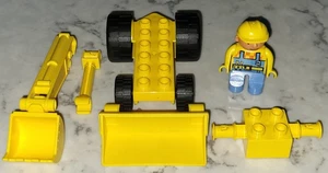 Lego Duplo Bob the Builder Worker Figure Scoop Construction Truck Parts Lot - Picture 1 of 4