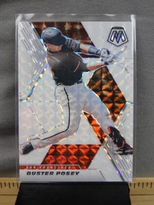 2021 Panini Mosaic Buster Posey #21 White Prizm /25 San Francisco Giants - Picture 1 of 6