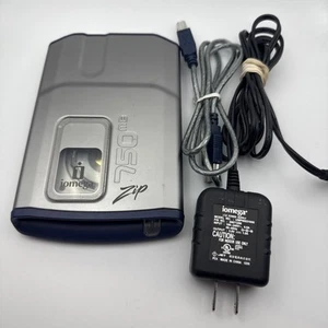 Iomega Zip 750 MB USB 2.0 External Drive Z750USB w/ Power 30846400 Windows & Mac - Afbeelding 1 van 4